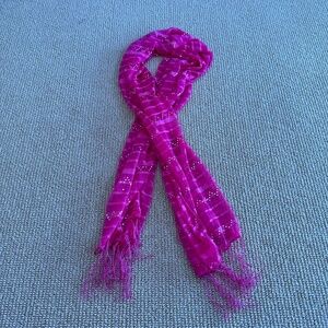 Women's Pink Scarf, Gently Used